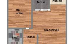 Trosoban stan, Novi Sad, prodaja, 58m2, 142250e, id1009861